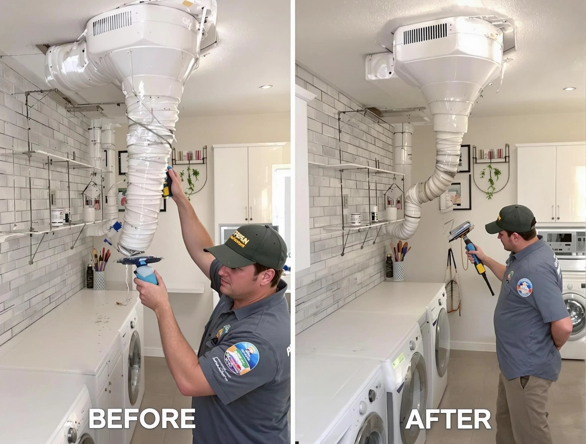 Professional dryer exhaust vent cleaning by Decatur Dryer Vent Cleaning in Decatur
