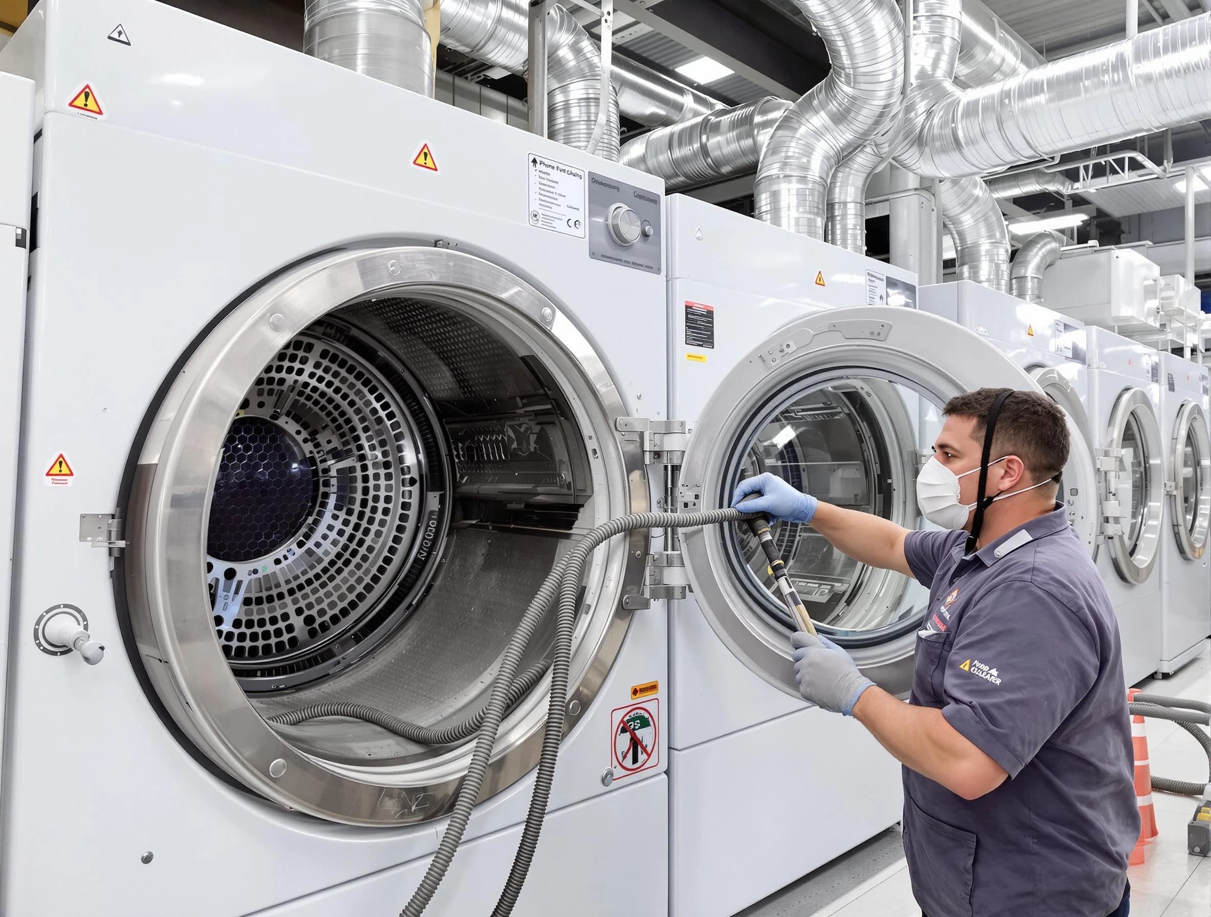 Industrial-grade dryer vent cleaning by Decatur Dryer Vent Cleaning in Decatur