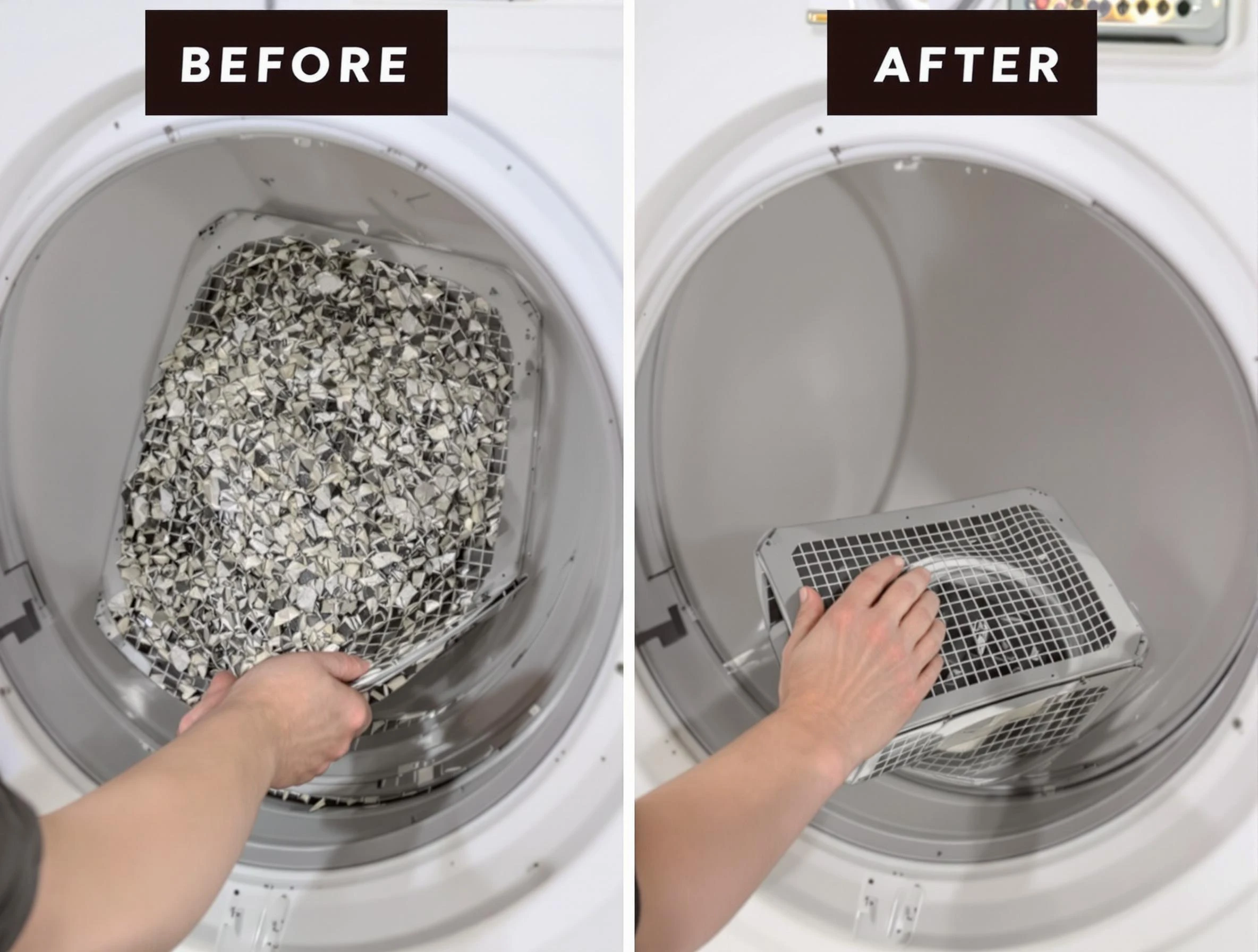 Professional lint trap cleaning by Decatur Dryer Vent Cleaning in Decatur