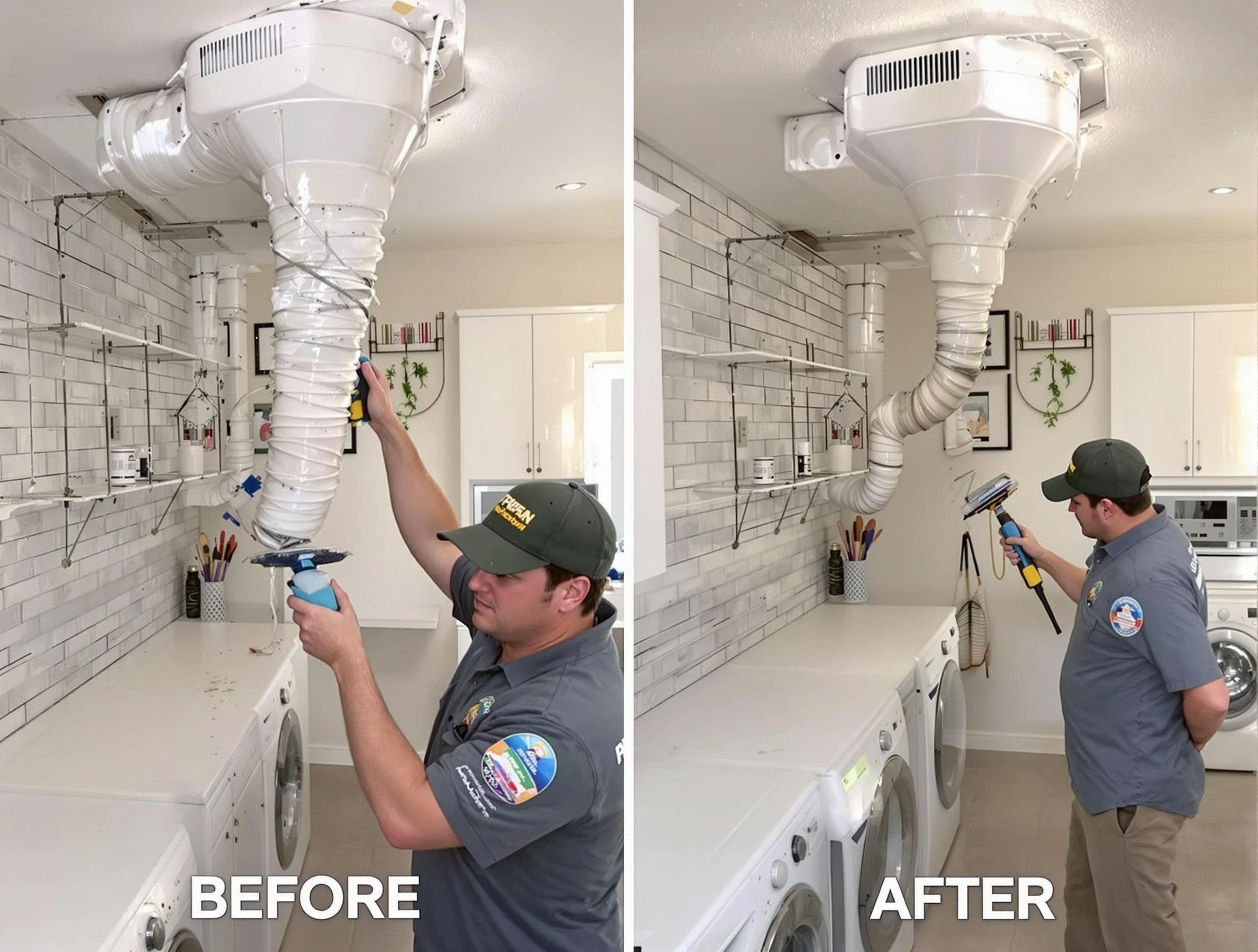 Professional dryer exhaust vent cleaning by Decatur Dryer Vent Cleaning in Decatur